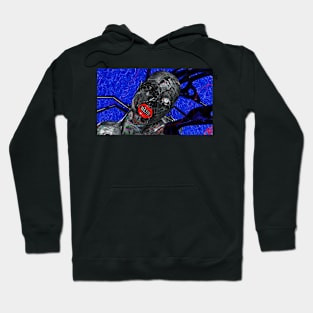 WEBHUMAN CREEP 3D ART HORROR RAVE Hoodie